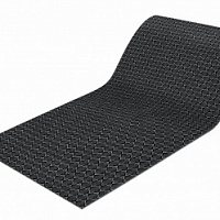 Ковровая дорожка icarpet КАРЕ ТЭМ 1,0*15м графит 01