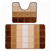 Коврик QUADRO comfort 2шт 60*100/50*60см (кремовый)