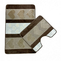 Коврик ZALEL "HURREM "2шт (60*100/50*60) (beige) бежевый