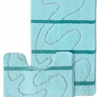 Коврик BENGAL ZEBRA 2шт (50*80см) светло-зеленый (Duck) EGG 202580