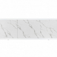 Экран д/ванны  1,5м аристократ (алюм. рамка) (1/5)