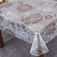 9254E Клеенка PRESTIGE прозрачная с лазерной печатью 1,37*20м (20) 