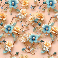 Клеенка Стамбул на нетканой основе 1,4м*20м (20) J36