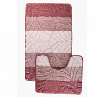 Коврик BENGAL ZEBRA 2шт (50*80см) св.розовый (l.plnk) SLV202006