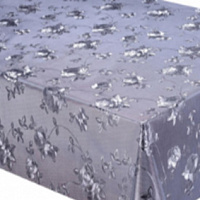 0033Y Клеенка Tango "Metallic" на тканой основе 1,4м*20м (20) серебро