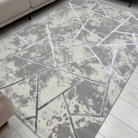 Ковер AMALFI 0,8*1,5 прямой 01518B - C.GREY / ANTRASIT