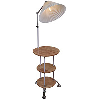 02226-0.6-01 WH Е27 h=160см Торшер напольный со столиком (1)