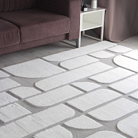 Ковер RABBIT CARVING 2,0*2,9 прямой PX4001 CREAM / GREY