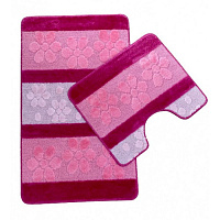 Коврик ZALEL "HURREM "2шт (60*100/50*60) (pink) розовый