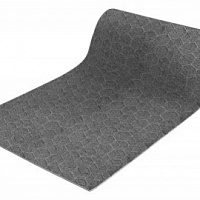 Ковровая дорожка влаговпитывающая SHAHINTEX ПРАКТИК "Соты" антискользящая 0,8*15м серый 01