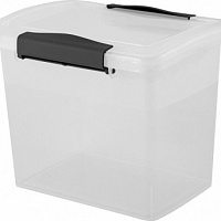 Ящик для хранения Keeplex Vision с защ.и ручкой 1,6л 16,8х12,5х13,5см прозр.крист. KL249211999 (16)