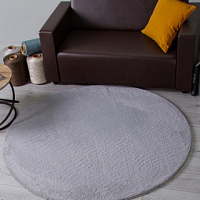 Ковер RABBIT LUXE 1,2*1,2 круглый PX2001 SILVER