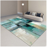 Коврик войлок Фотопринт HOMEMAT HALLWAY рулон 1,2*15м HMA.FV.H-001/120 (Абстракция изумруд)