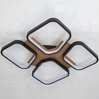 7998 112W BK+WOOD ПДУ D420 Светильник светодиодный (1)