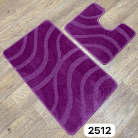 Коврик CONFETTI MAXIMUS 2шт 50*80см (14мм) №512 cherry bubble