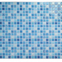 Панель ПВХ листовая 0,3мм Мозайка Лазурь 0,96*0,480 [13]