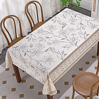 1628K Клеенка Merletti ажурная без основы (1,4*20м) беж,