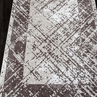 Ковер SILVER 1,0*2,0 прямой F391 GRAY