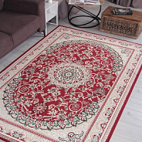 Ковер DARGA 2,0*5,0 прямой F672 RED-CREAM
