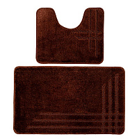 Коврик LINEA comfort 2шт 60*100/50*60см (коричневый)