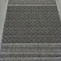 Ковер Циновка KAIR 2,0*3,9 прямой S154 DARK GRAY