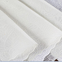 CL-0698VP Клеенка Grace Лейс ажурная без основы (1,37*20м) глянец молочный