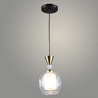 6557/1HQ BK+COP 1х60W E27 d150 h800 Светильник подвесной (1)